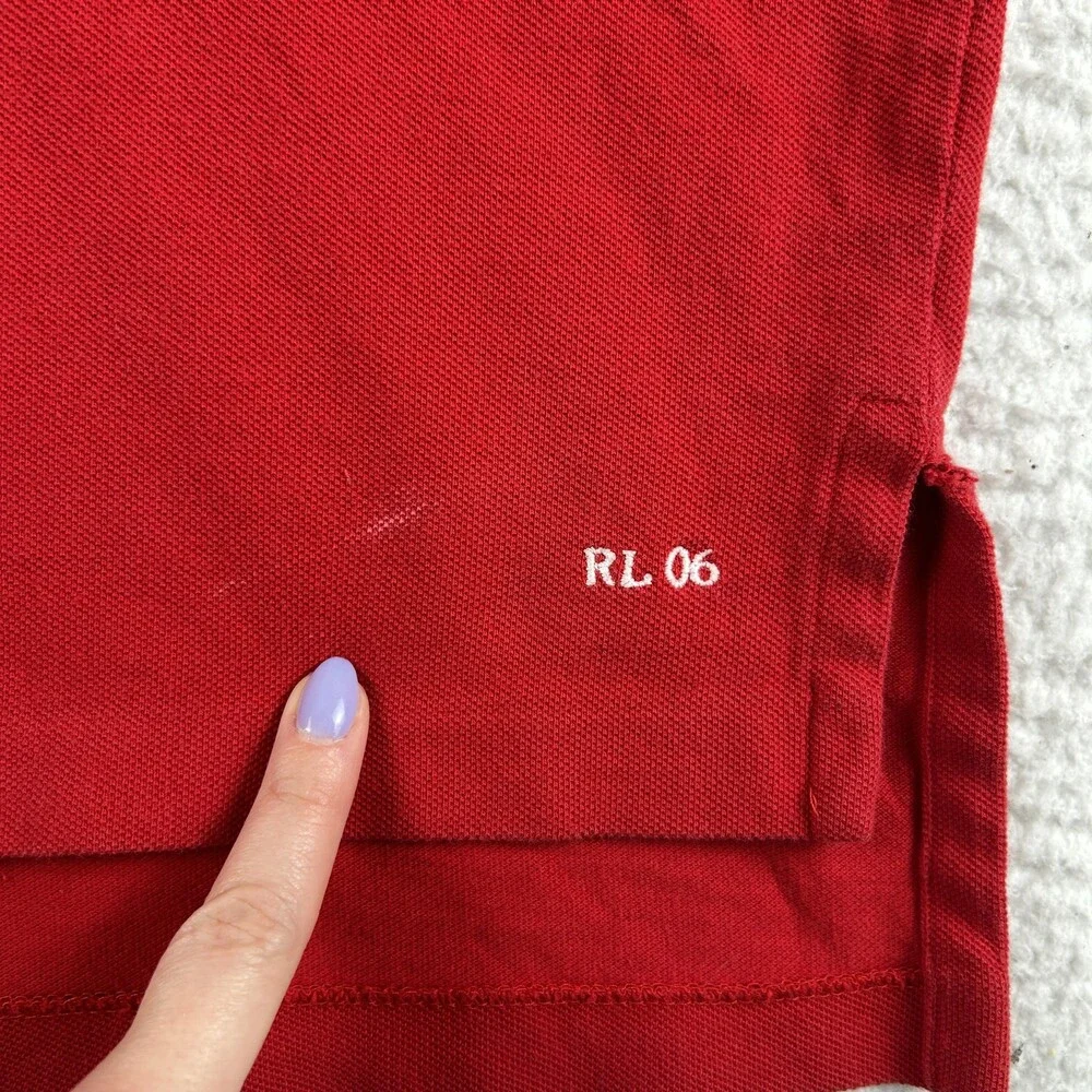 Vtg Polo Ralph Lauren Polo Shirt Mens XL RL 06 Short Sleeve Cotton Pony Logo